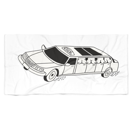 Limo Beach Towel